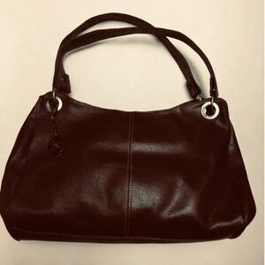 Elegant Brown Leather Handbag